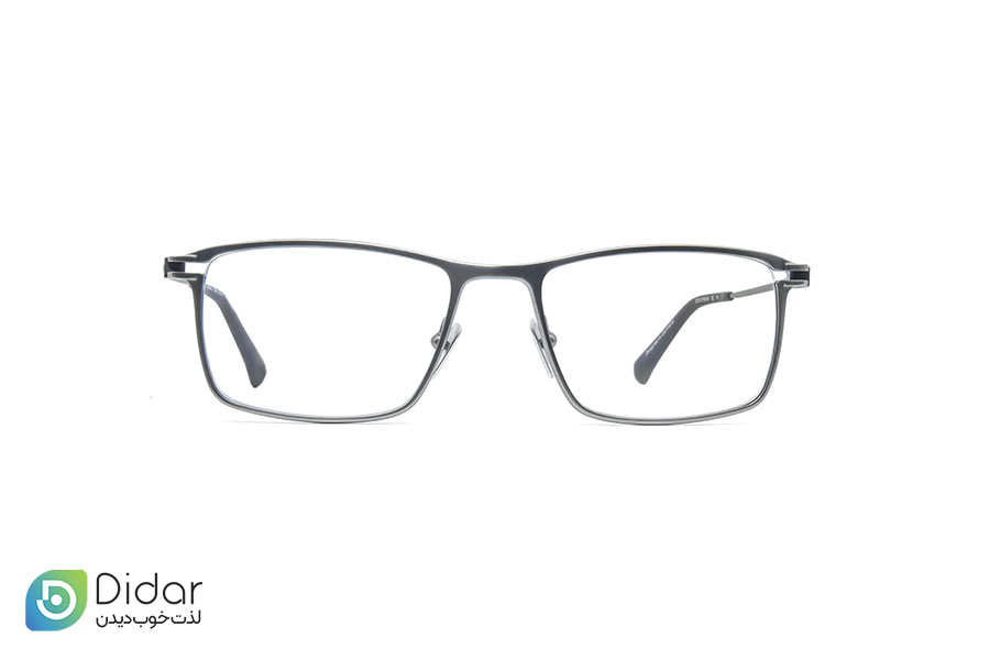 عینک-طبی-فلزی-فریم-مستطیلی-Zeiss-نقره-ای-مدل-تیتانیوم-کلینیک-چشم-دیدار-01